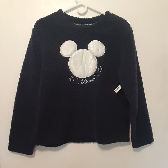 Disney Sleepwear Women’s Faux Sweater Mickey Pullover Crewneck Size Small - Picture 1 of 8